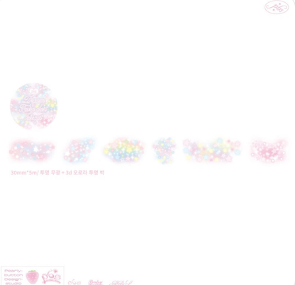 Pearly Button Dream Fairy Dust Kiss Cut Tape