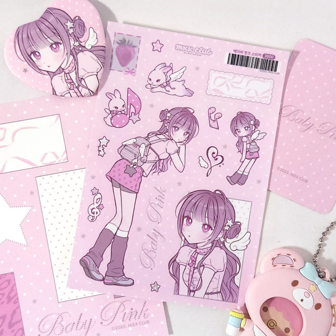 Mxx Club Babygirl Pink Sticker