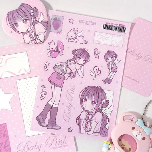 Mxx Club Babygirl Pink Sticker