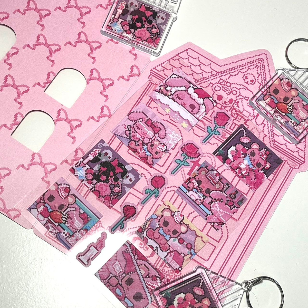 [Ribbon Honey] Dream House Sticker & Fold Page