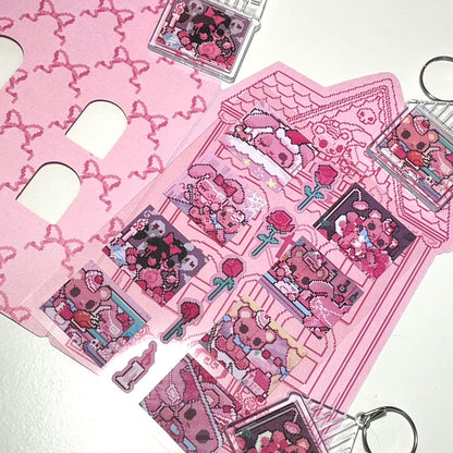 [Ribbon Honey] Dream House Sticker & Fold Page