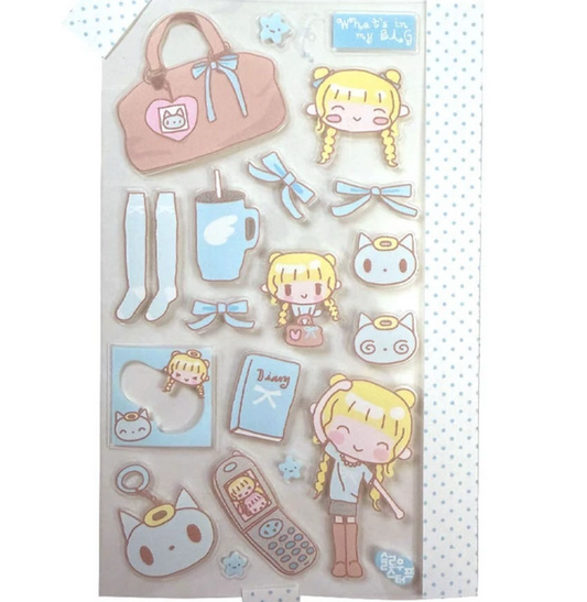 Slow Stuff Blue Bag Sticker