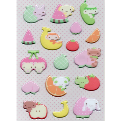 [Wansoclub] Fruit Puffy Sticker
