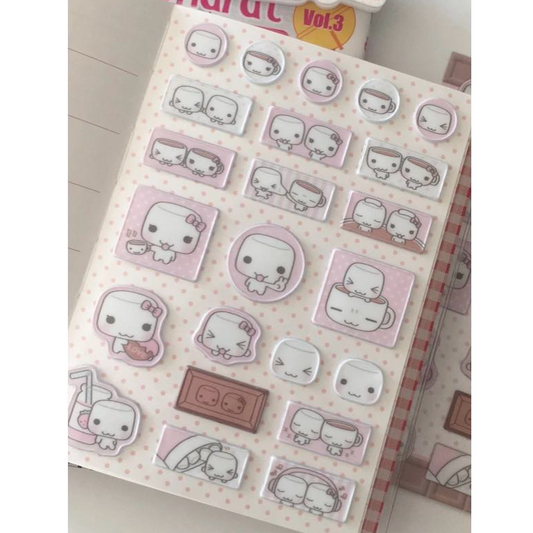 Wansoclub Marshmallow 3D Sticker