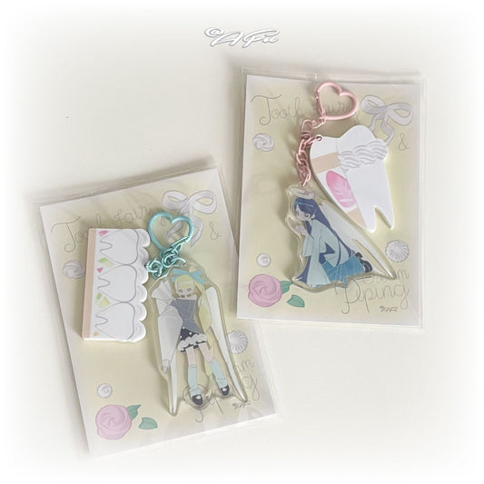 [Afu] Tooth Cake Keychain