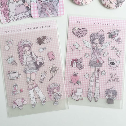 Rosemelly Birthday Girl Sticker