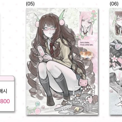 [Huaeart] Rose Postcard